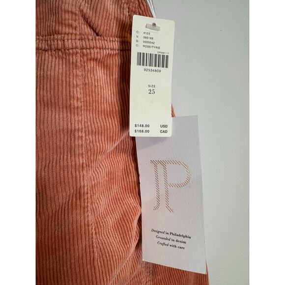 Anthropologie NWT Pilcro The Kenna Heritage Mid-Rise Corduroy Barrel Jean 25 - Picture 9 of 11